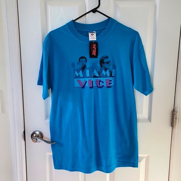 Hot Topic Miami Vice Retro 80s Tee t-shirt Sz Medium M unisex - Picture 1 of 4